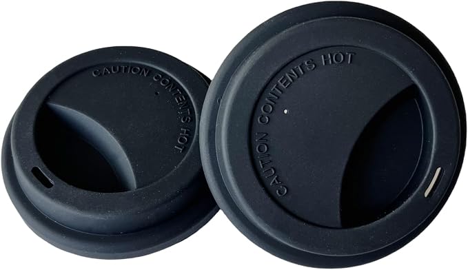 Silicone Cup Covers, Reusable Silicone Lids by NumRealmNumberIDTagsLabels