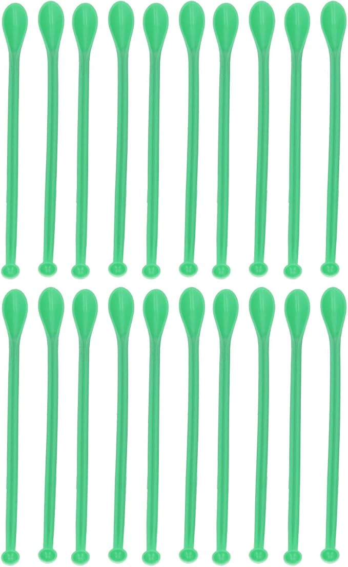 20PCS Double Ended Spoon Mini Plastic Sampling Spoons by Unknown