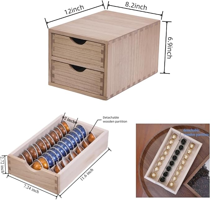 DDYURI Drawer Holder for Coffee Brew - Image 2
