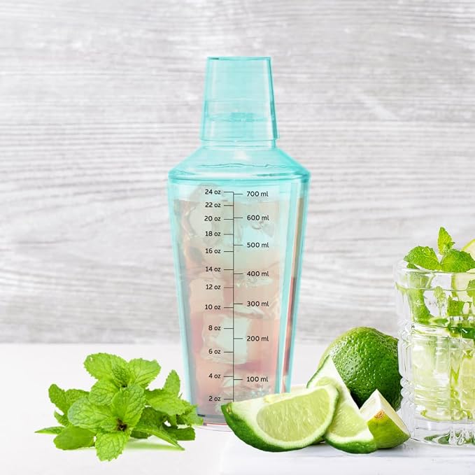 OGGI Clear Cocktail Shaker - 24 oz / 700 ml - Image 6