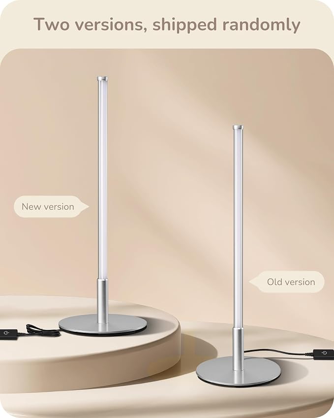 EDISHINE Upgraded LED Table Lamp, Stepless Dimmable Bedside Lamp - Image 8