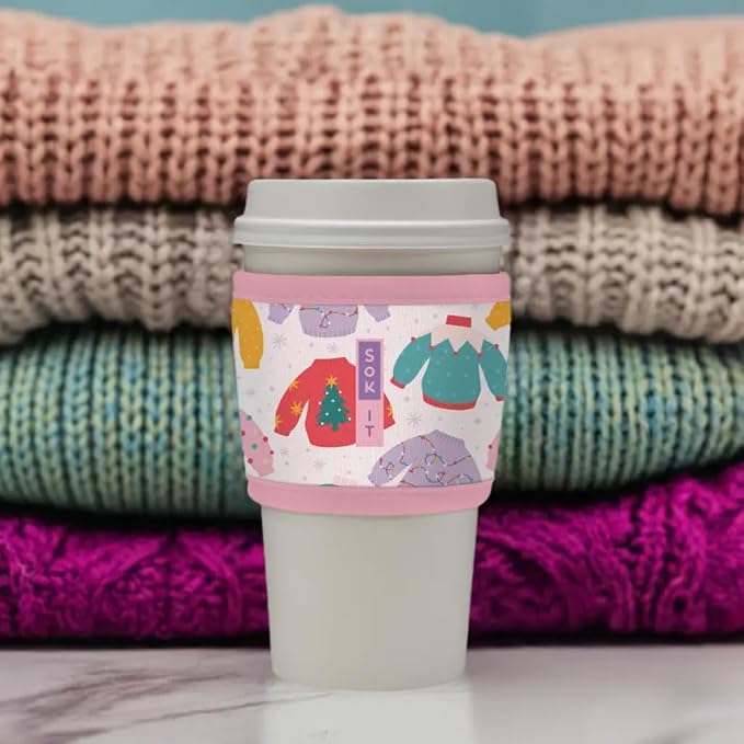 Sok It HotSok Coffee & Tea Reusable Insulated Neoprene Cup Sleeve - Image 2