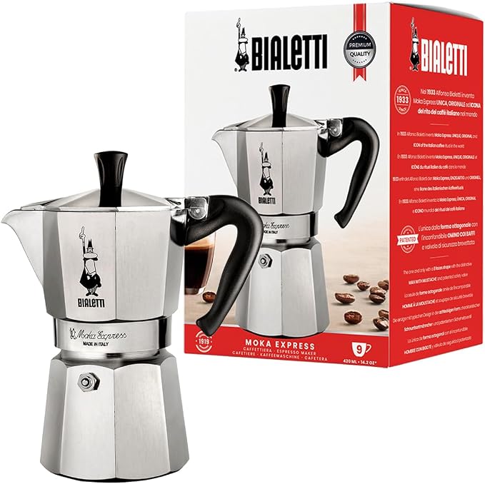 Bialetti - Moka Express: Iconic Stovetop Espresso Maker, Makes Real Italian by Bialetti