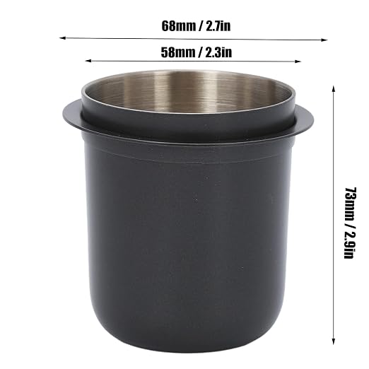 58mm Dosing Cup, 150ml Stainless Steel Coffee Cup - Image 2