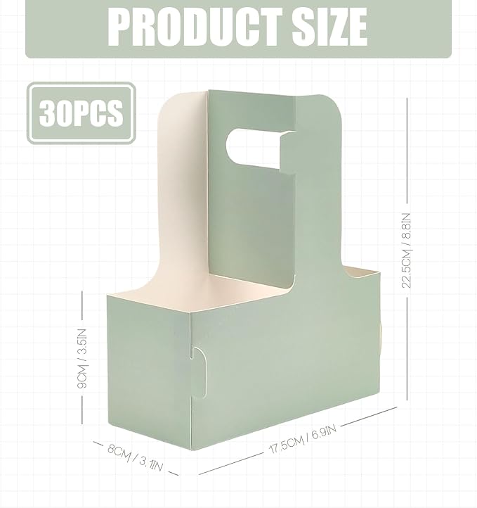2 Cup Disposable Drink Carrier for Delivery - Image 2