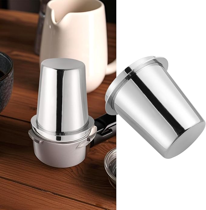 58mm Coffee Dosing Cup, Stainless Steel Espresso Coffee Dosing Cup Silver - Image 7