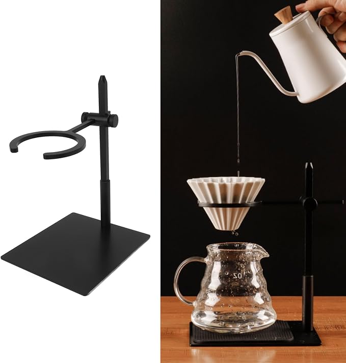 Tyenaza Pour Over Coffee Stand, Aluminum Alloy Pour Over Coffee Station Dripper - Image 8