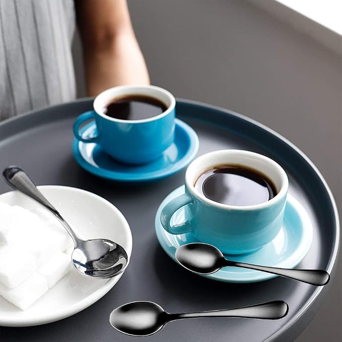 Wesdxc56 Demitasse Espresso Spoons, Mini Coffee Spoon, 5.5 Inches Stainless - Image 3