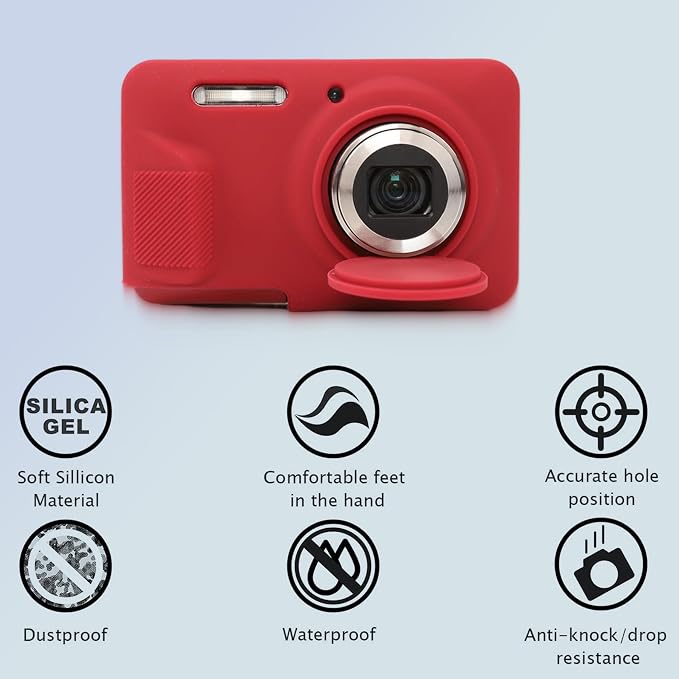 Camara Case for Kodak PIXPRO FZ55 Soft Silicone Case Cute Digital Camera Cover - Image 4