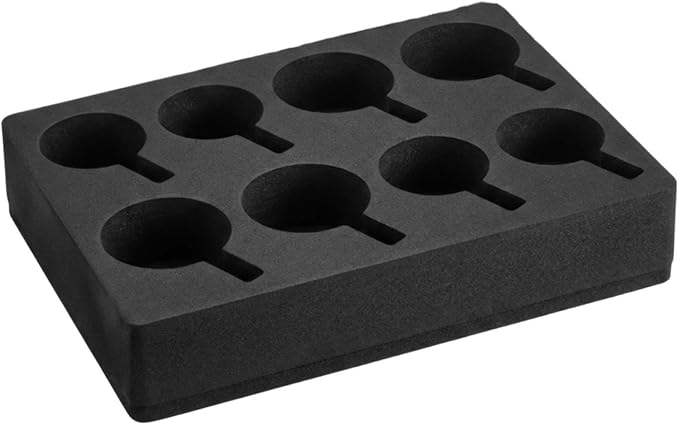 8 Cup Carrier - 8-Hole Foam Reusable Anti-Slip Carrier | Coffee Cup Tray - by Unknown