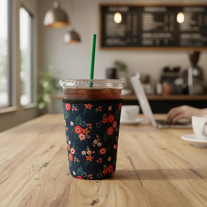Reusable Iced Coffee Insulator Sleeve - Image 7