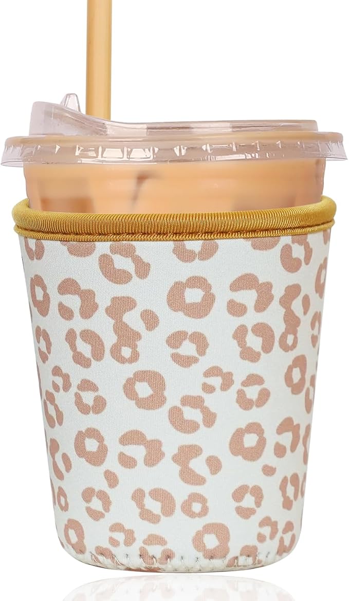 Reusable Insulated Sleeve for Iced Coffee Cup, Coffee Neoprene Sleeve for Cold by Unknown