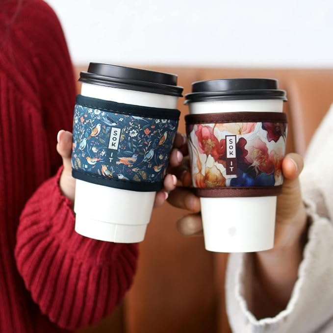 Sok It HotSok Coffee & Tea Reusable Insulated Neoprene Cup Sleeve - Image 2