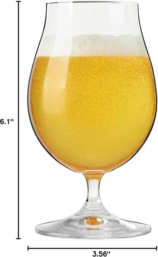 Spiegelau Classic Tulip Beer Glasses, Crystal Clear Drinking Glasses - Image 10