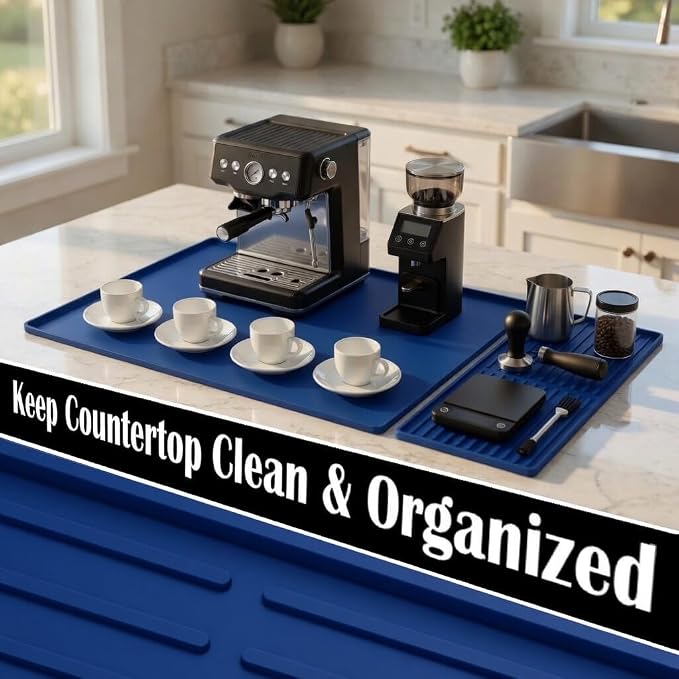 Silicone Coffee Bar Mat 24 x 16 in - Image 5