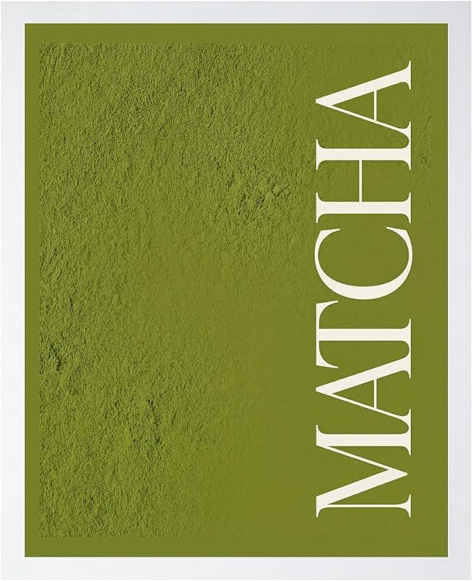 Lawrence Williams Designs Matcha Tea Poster by LawrenceWilliamsDesigns