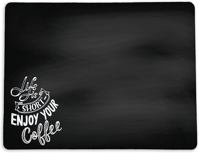 Chalkboard Style Placemat for your Coffee Maker or Espresso Machine - Image 3