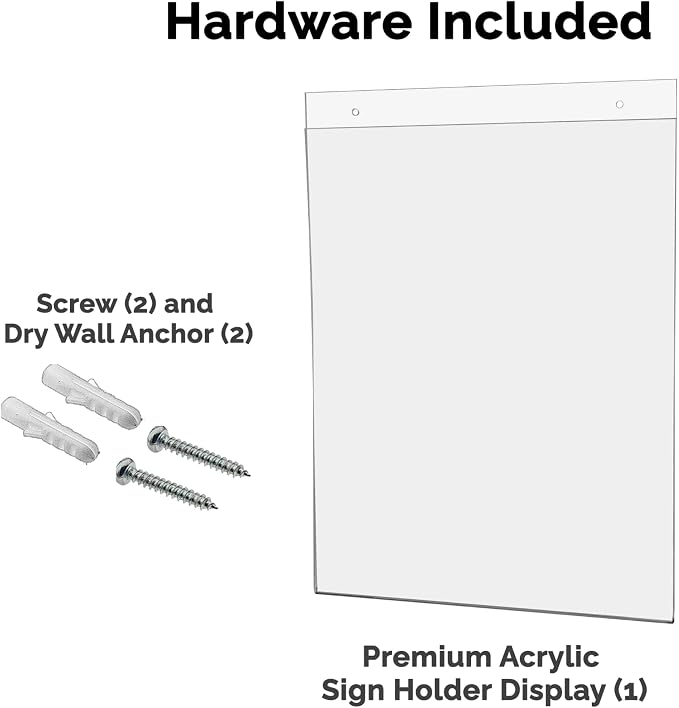 10 Pack Wall Mount Sign Holder for 11" x 14" Signage and Promotional Materials - Image 9