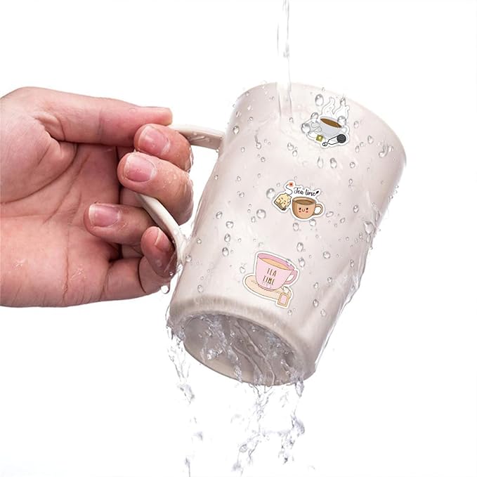 50pcs Aesthetic Tea Time Stickers - Image 5