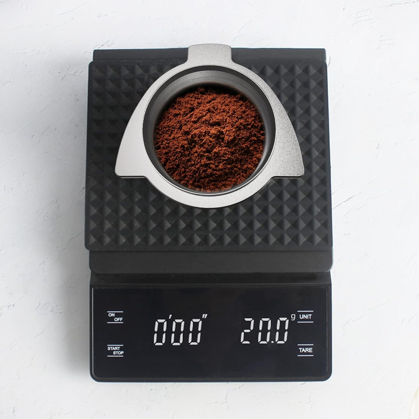 Portafilter Dosing Cup Espresso Coffee Accessrioes Compatible with 54mm Breville Portafilter and All 54mm Size Matte Silver