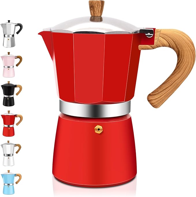 9 Cup Aluminum Espresso Stovetop Moka Pot Express Coffee Maker Percolator by Theperfectcombinationofcoffeehomeandhealthylivingmakingeverydayadayofrituals
