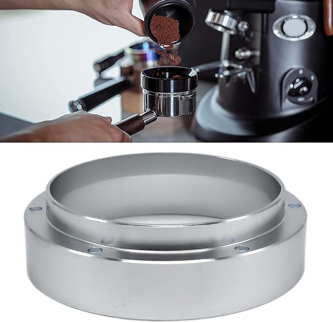 1pc Espresso Dosing Funnel 51/53/58mm Coffee Dosing Ring Aluminum Espresso - Image 4