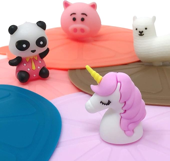 Wrapables Silicone Cup Lids, Anti-Dust Airtight Mug Covers - Image 3