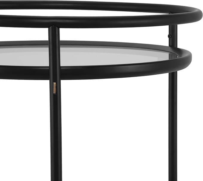 GDFStudio Modern Round Bar Cart - Image 8