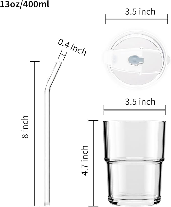 BLUEPOLAR 13oz/400ml Tumbler Water Glass, Cups - Image 3