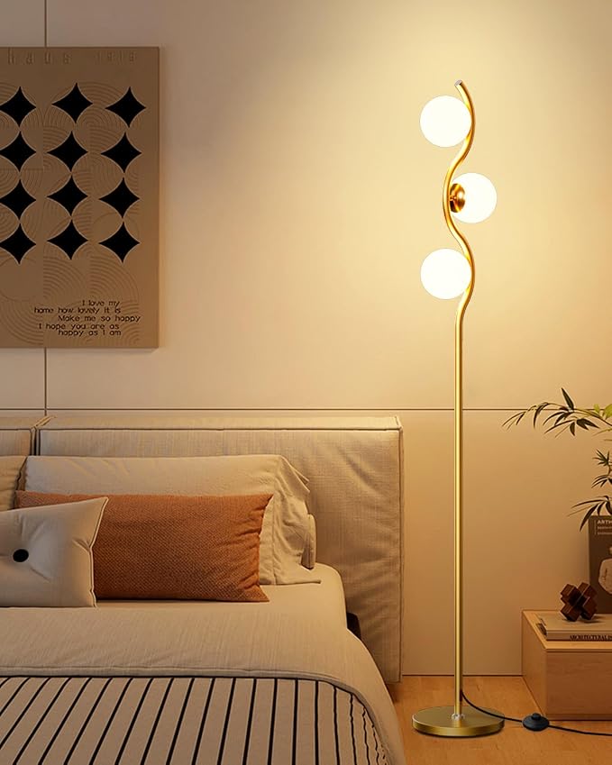 Lightdot Globe Floor Lamp for Living Room Mid Century Modern Floor Lamps - Image 7