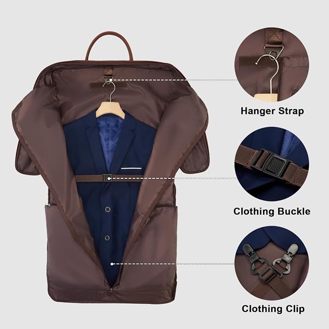 Garment Bag for Travel Large Carry on Garment Bags Men Women | Garment Suitcase - Image 2
