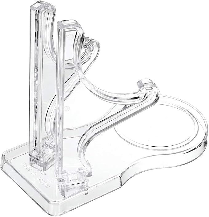 Hipiwe Acrylic Tea Cup Saucer Display Stands Clear Dinnerware Display Easel - Image 4