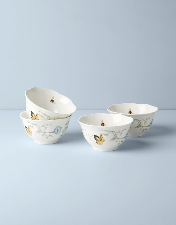 Lenox 792566 Butterfly Meadow 4-Piece Rice Bowl Set - Image 4