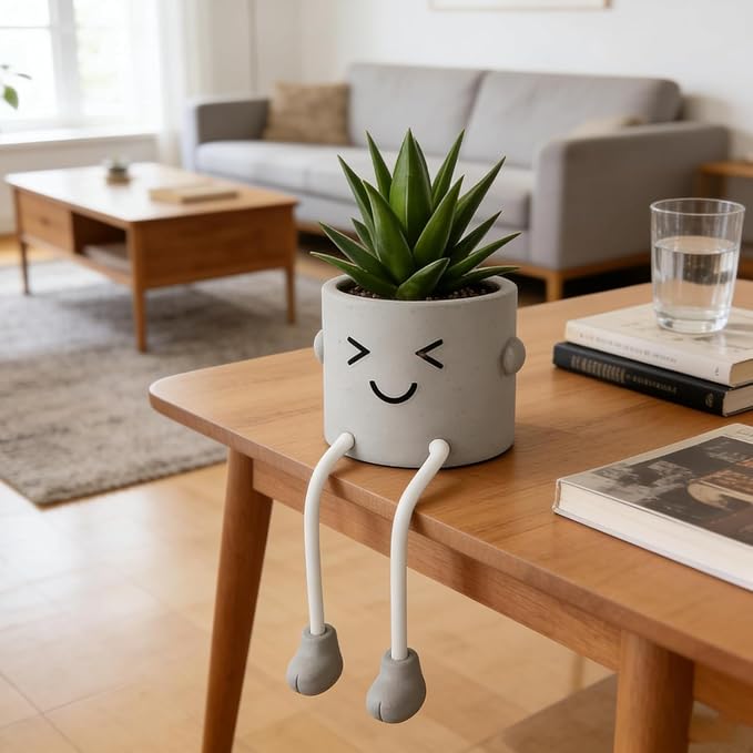 Small Artificial Succulent Plant in Pot 3PCS - Image 5