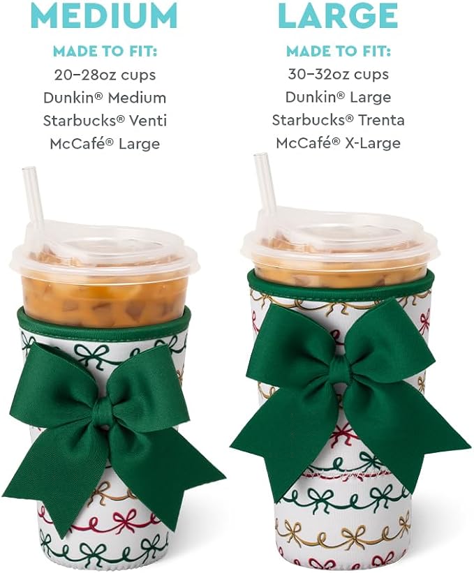 Swig Life Medium Iced Cup Coolie, Standard 22oz Iced Coffee Cup Insulator Sleeve - Image 5