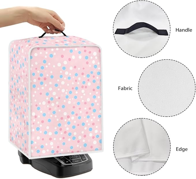 Polka Dots Coffee Maker Dust Cover Theme Appliance Covers - Image 5