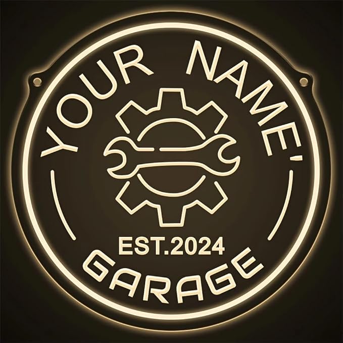 Custom Garage Neon Sign for Wall Decor Customizable Name Neon Garage Sign - Image 8