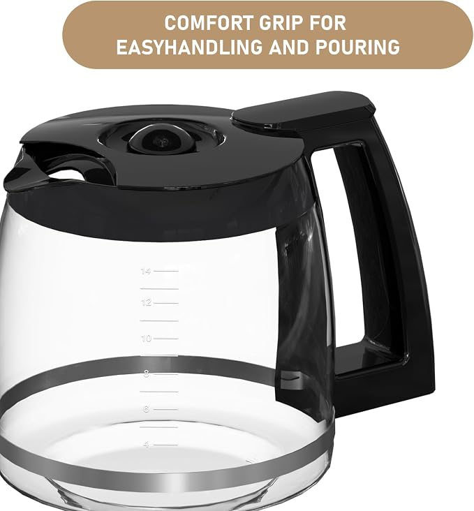 14-Cups Coffee Carafe Replacement Pot Compatible - Image 3