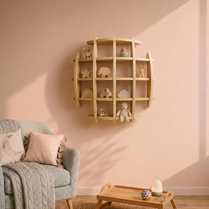 Circle Wall Shelf Wall Mounted - Image 2