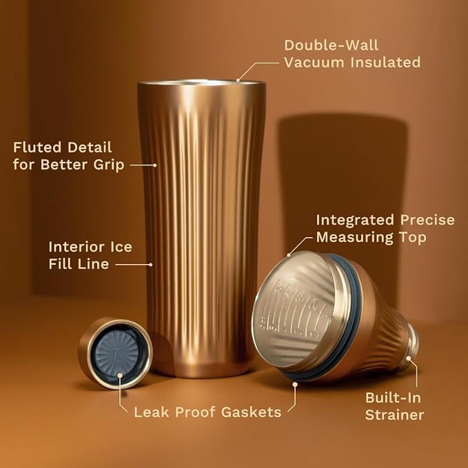 Elevated Craft Diamond Edition Hybrid Cocktail Shaker Set - Image 2