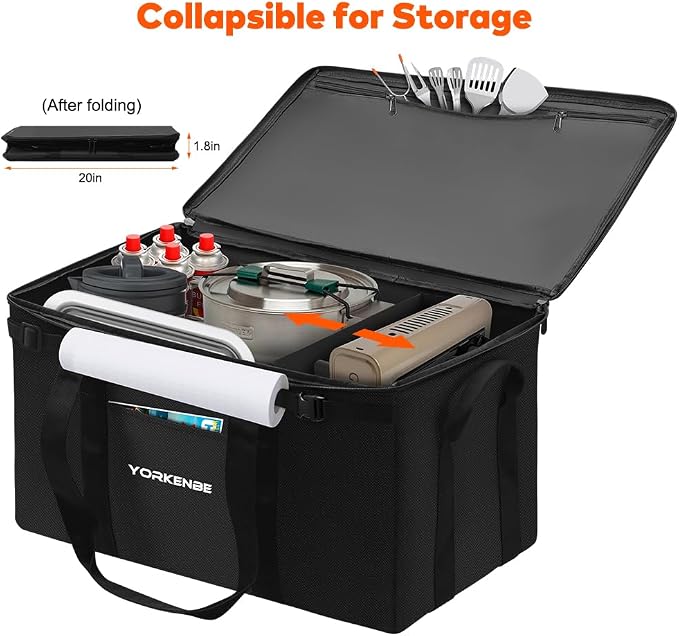 45L Camping Organizer, 1680D Heavy Duty Waterproof Camping Storage - Image 5
