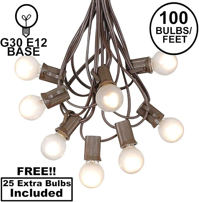 G30 Patio String Lights with 125 Globe Bulbs - Image 2