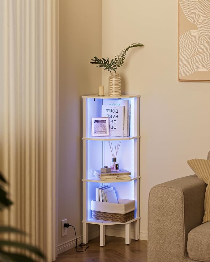 Corner Shelf Stand Corner Bookshelf by Apetaccat