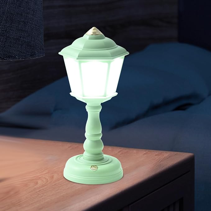 Mini Desk lamp Vintage, LED Desk Lamp Dimmable Table Lamp Reading Lamp - Image 5