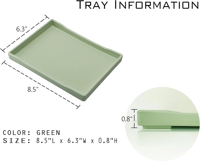Small Green Mini Serving Tray | - Image 6