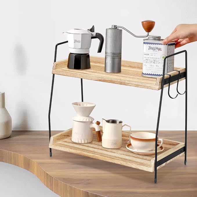 2-Tier Coffee Station Organizer - Image 2