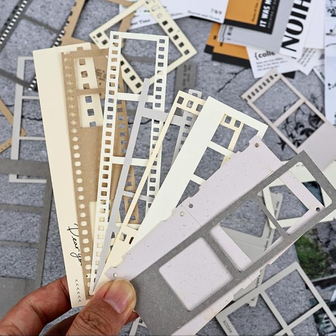 Diuhofart Vintage Scrapbook Supplies Kit, Scrap Booking Materials, Quote - Image 6