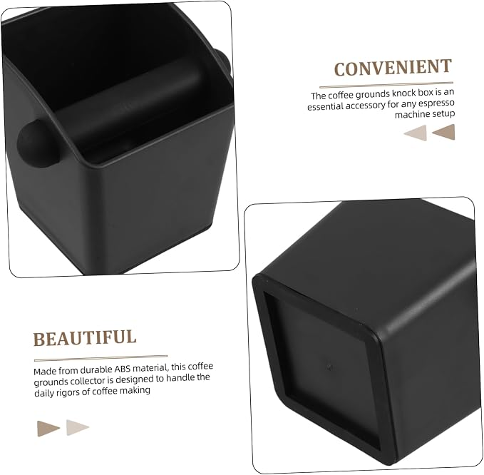 Uonlytech Multifunctional Grounds Bucket Espresso Grounds Disposal Large - Image 9