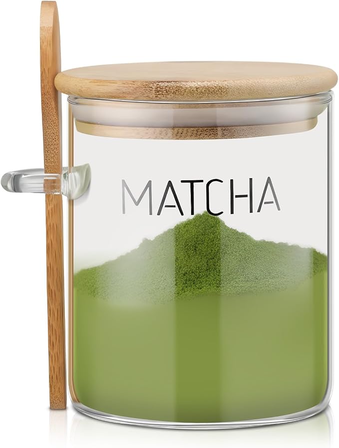 Suclain 15 oz Matcha Glass Container by Suclain