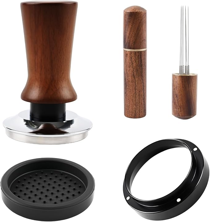 58mm Spring Loaded Espresso Tamper Kit by CEILUPY